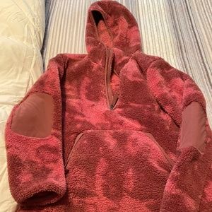Womens Plush North Face Hoodie Pullover